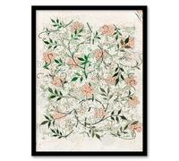 Artery8 William Morris Wild Jasmine Floral Pattern Framed Wall Art Print Home Décor A3