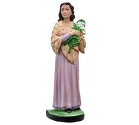 ArteSacraCaravaggio Statua di Santa maria Goretti cm 30 (11,81 inches) in resina piena decorata a mano di produzione artigianale italiana