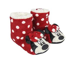 Artesania Cerda 2300004169 Bambina Pantofole a Collo Alto, Rosso (Rojo C06),