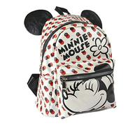 ARTESANIA CERDA Mochila Casual Moda Minnie, Zainetto Unisex-Adulto, Rosso (Rosso), 11x22x22 cm (W x H x L)