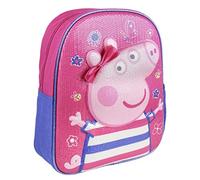 Artesania Cerda Mochila Infantil 3D Peppa Pig, Zainetto Bambina, Rosa, 10x31x25 Centimeters (W x H x L)