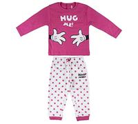 ARTESANIA CERDA Pijama Largo Minnie Pigiama, Rosa C08, 12 Mesi Bimba
