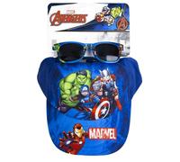 ARTESANIA CERDA' S.L.U. CERDA' AVENGERS SET CAPPELLO BLU/OCCHIALE DA SOLE