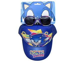 ARTESANIA CERDA' S.L.U. SONIC SET CAPPELLO/OCCHIALE DA SOLE BLU