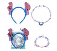 ARTESANIA CERDA Set di bigiotteria 3 pezzi Stitch(bracciale, collana e fascia) 12,5 X 19,0 X 1,0 Cm
