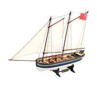 Artesanía Latina - Modellino di Nave in Legno - Barca di Capitano, HMS Endeavour - Modello 19005, Scala 1:50 - Modelli da Assemblare - Livello Principiante