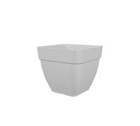 Piante di fiori e piante quadrate Capri Campana - plastica - 37x37 cm - bianco - artevasi