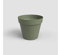 Artevasi Capri, vaso in plastica da 40 cm, colore Verde cenere