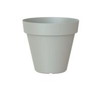 Artevasi Capri, Vaso rotondo in plastica, 40cm, colore Grigio chiaro