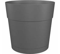 Artevasi Capri Wide Pot, Riserva d'acqua, Vaso in plastica, Antracite, 30 cm