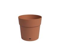 Artevasi Capri Wide, riserva d'acqua, vaso in plastica, colore: terracotta, 30 cm, terracotta