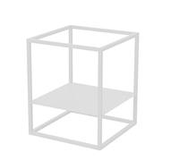 Artevasi Ferro Parthenon 60 cm Bianco, White, 60cm