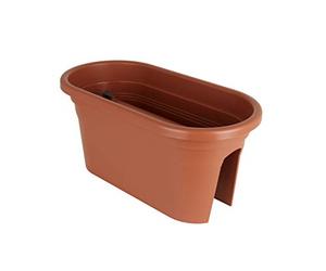 ARTEVASI Fioriera Venezia Balcone 60 cm Terracotta