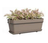 ARTEVASI - Kit fioriera Capri 50cm v2 tortora 50.2 x 28.5 x h20.7 cm - 1.54l