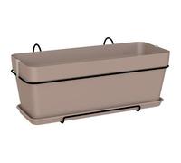 ARTEVASI - Kit Fioriera Capri 50cm V2 Tortora 50.2 X 28.5 X H20.7 Cm - 1.54l