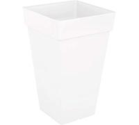 Artevasi Vaso Alto Quadrato, Capri 50 cm, Bianco