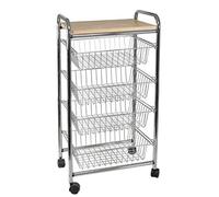 artex Carrello cucina Elegance 4" misure cm 45x32x84