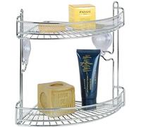Artex Spa 22.16.32 Flower Scaffale Doppio, Angolare per Bagno, 22 x 22 x 27 cm