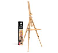 Arteza Cavalletto Pittura in Legno, 95 x 100 x 198,9 cm Espositore Legno Treppiede per Artisti, Supporto Regolabile per Tele, Raccordi in Acciaio, per Pittura e Mostra di Opere d'Arte