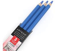 ARTEZA Matite acquerellabili, Legno, Blu Pervinca A068, 3 count (Pack of 1), 3 unità