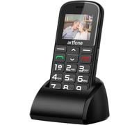 artfone 182 Cellulare Per Anziani Con Tasto Grandi, Volume Alto| Telefono Per Anziani Con pulsante SOS| Doppia SIM| Batteria da 1400 mAH per Un Lungo Tempo di Standby
