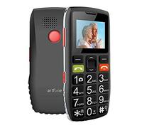 Artfone C1 Telefono Cellulare per Anziani con Tasti Grandi | Funzione SOS | 1.77" Display | Doppia SIM | Chiamata Rapida | Torcia | Radio Suono Alto | Batteria Lunga Durata