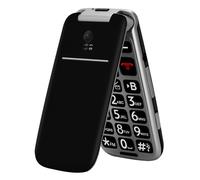 artfone G3 Nero - 4G Telefono Cellulare per Anziani丨Flip Telefoni Cellulari con Tasti Grandi丨2.4" Display丨Funzione SOS丨Volume Alto丨Chiamata Rapida丨Batteria da 1300 mAh丨Base di Ricarica丨Bluetooth丨USB-C