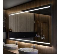 ARTFORMA Specchio Controluce LED da Bagno - 140x70 cm - Personalizzato - L23 - Muro con Illuminazione