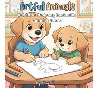 Artful Animals: A Creative Coloring Book with Animal Friends