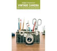 Artful Organizer - Vintage Camera: Stylish Storage for Your Pens, Pencils, and More!