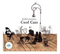 artful sketches: Cool Cats: Frame-able Cat Art + DIY Envelope Cutouts