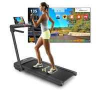 ArtGo Tapis Roulant Salvaspazio 14 km/h, Pieghevole, Tapis Roulant Pieghevole, Spessore 14cm, Bluetooth, Bluetooth + APP Interattive, 12 Programmi, Compatto, 2HP (Picco 4,5HP), Mod. RAFFAELLO