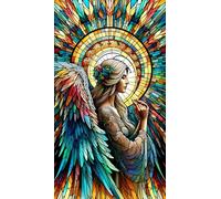 ARTGOTO Diamond Painting Quadrati Adulti Grandi Dimensioni Kit Completo,Pittura Diamante Adulti 40x70cm Angeli B,Fornito con Diamond Painting Quadrato Accessori per la Decorazione Degli Ambienti