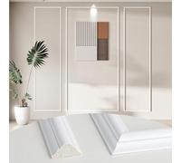 Arthome Kit Di Modanature Pretagliate Composto 3 Cornici, Pannelli Prefabbricati Per Decorazioni Interne, Pannelli Decorativi Murali Per Soggiorno Camera Letto, Installabili Con Colla