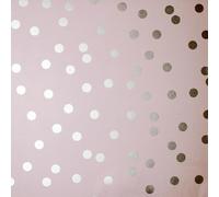 Arthouse 685000 - Carta da parati a pois, colore: Oro rosa