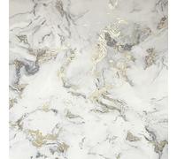 Carta Da Parati Bahia Marble Arthouse Mono 923001 Astratti Vortici Oro Metallico