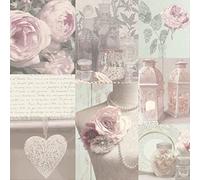 Arthouse, carta da parati Charlotte Blush, Vintage Inspried Rosa Polverosa