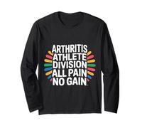 Arthritis Athlete Division all Pain No Gain - Maglia a Manica