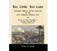 Arthur E Green Too Little Too Late (Tascabile)