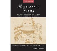 Arthur F. Kinney Renaissance Drama (Tascabile) Blackwell Anthologies