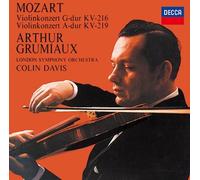 Arthur Grumiaux Colin Davis London Symphony Orchestra Mozart Concerto per vio...