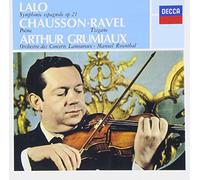 ARTHUR GRUMIAUX, MANUEL ROSENTHAL, ORCHESTRE DES CONCERTS LAMOUREUX ORCHESTRE DES CONCERTES - ラãƒ:スペイン交響曲/ショーソン:詩曲/ラヴェル:ツィガーヌ