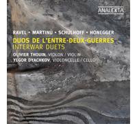 Arthur Honegger Duos De L'entre-deux-guerres (CD) Album