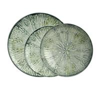 ARTHUR KRUPP Set 12 Pezzi Servizio Piatti Tavola Fusion Grey Porcellana