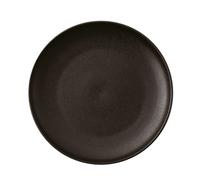 Arthur Krupp Black Clay Piatto Piano Nero in Terracotta 26 cm