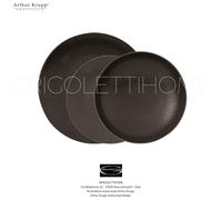 Arthur Krupp - Onyx Nero - Set Piatti 12 pezzi per 4 persone