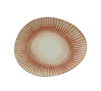 Arthur Krupp Sunlight Red Gres Piastra / Piatti Ovale 31x26 CM