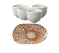 Arthur Krupp Sunlight Red Gres Set Tazzine Caffe' 8-tlg