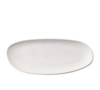 Arthur Krupp White River Piatti Rettangolari in Porcellana Bianchi 38,2x15,9 cm