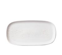 Arthur Krupp White River Piatto Rettangolare In Porcellana Bianco 35 cm